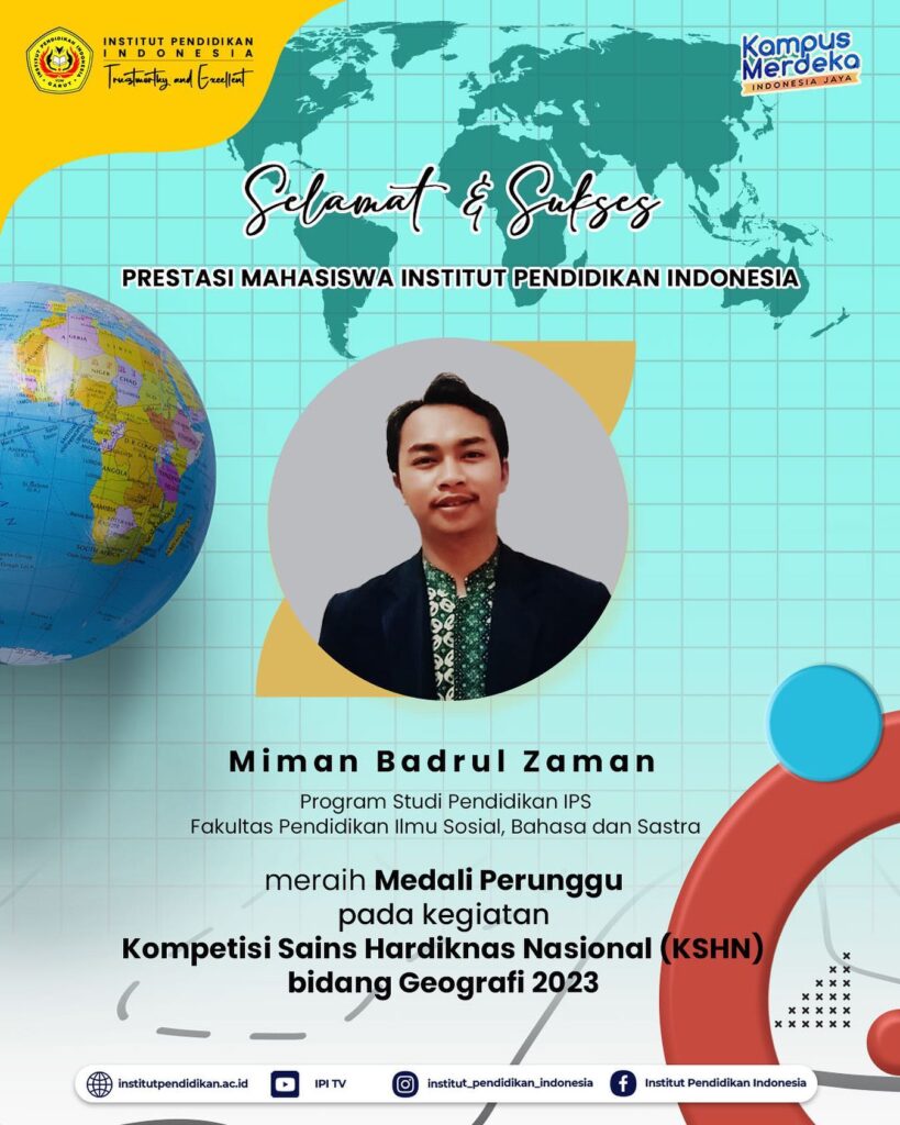 May 31 20232 | Institut Pendidikan Indonesia