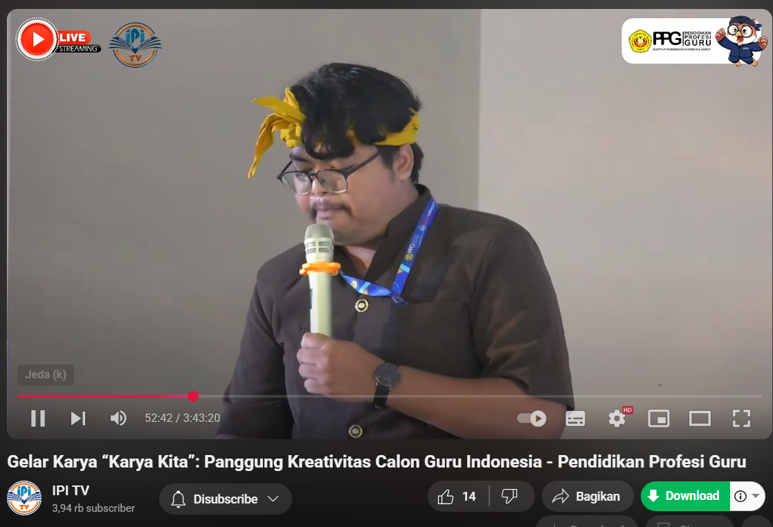 Gelar Karya PPG IPI Garut | Institut Pendidikan Indonesia